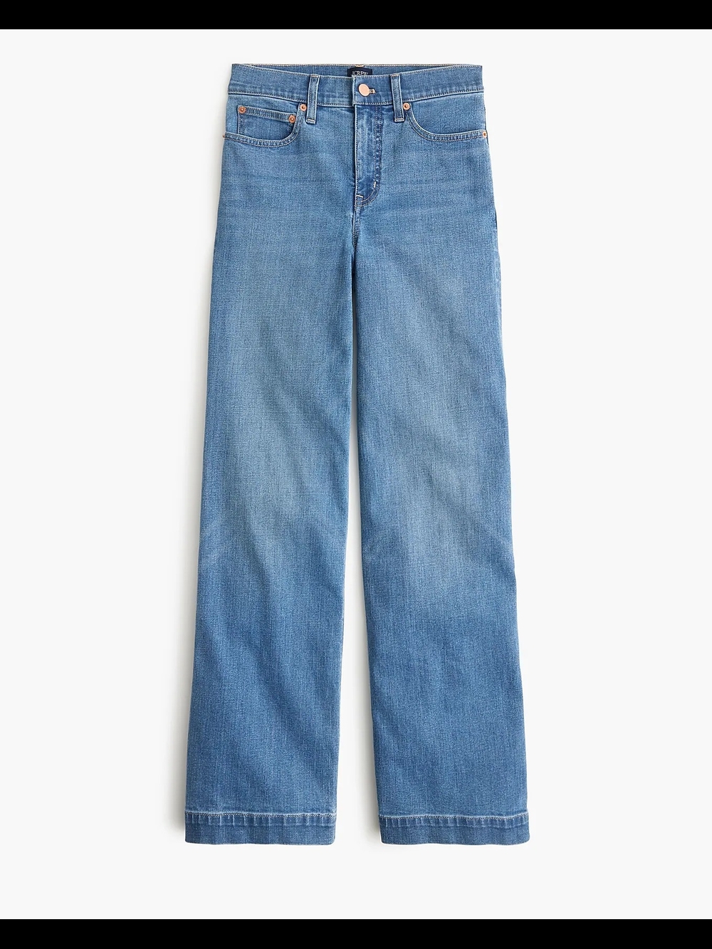 J. Crew Light Blue Classic Wide-Leg Jeans